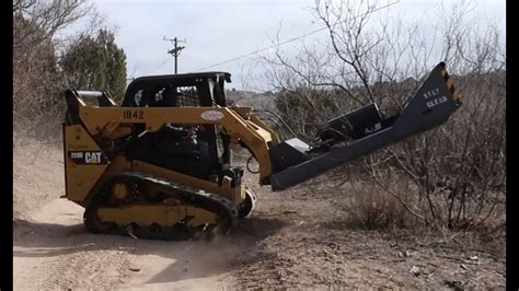 skid steer to loader attachment for bushhog loader|brush hogging with skid steer.